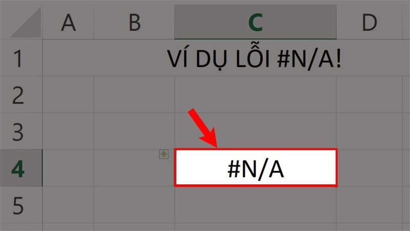Khóa học tin học văn phòng tại Thanh Hóa I. Lỗi #N/A! trong Excel là gì? 1. Ví dụ về lỗi #N/A! trong Excel II. Nguyên nhân gây lỗi #N/A!
