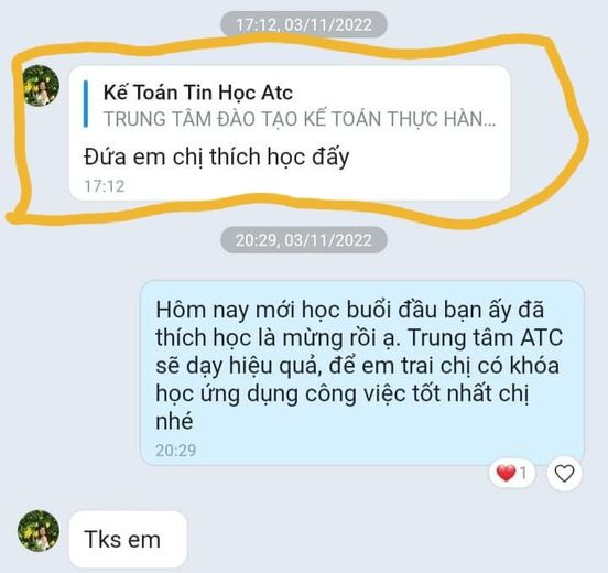 Lớp tin học văn phòng tại Thanh Hóa PHẢN HỒI CỦA PHỤ HUYNH NGAY BUỔI HỌC ĐẦU TIÊN, KHI GỬI CON EM ĐẾN HỌC Ở ATC...