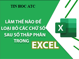 Học tin học ở thanh hóa Khi xử lý số liệu, bảng tính của bạn xuất hiện các chữ số thập phân dài, sẽ làm cho bảng tính của bạn b