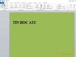 Lớp tin học ở Thanh Hóa Để tài liệu của bạn trở nên sinh động và đẹp mắt hơn, bạn nên sử dụng chức năng đổi hình nền cho word. Hãy theo
