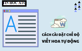 Hoc tin hoc cap toc o thanh hoa Hoc tin hoc cap toc o thanh hoa Nguyên tắc viết hoa chữ cái đầu dòng và sau dấu chấm…là nguyên tắc viết đúng chính tả khi soạn thảo