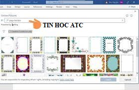 Trung tâm tin học ở thanh hóa Bạn muốn tạo khung viền cho văn bản, mời bạn theo dõi bài viết sau nhé!Bước 1: Đầu tiên các bạn cầ