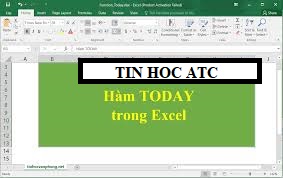 Trung tâm tin học tại thanh hóa Hàm TODAY là gì? Hàm NOW là gì? Sự khác nhau của hai hàm này là gì? Mời bạn theo dõi bài viết dưới đây nhé!