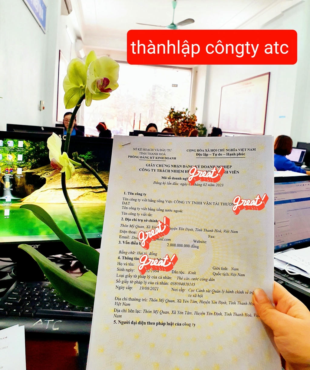 Thành lập doanh nghiệp tại Thanh Hóa