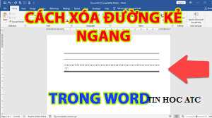 Học tin học tại thanh hóa Văn bản của bạn xuất hiện những đường kẻ viền, bạn muốn xóa nó, bạn hãy làm theo những bước sau: