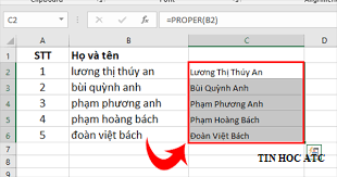 Học tin học văn phòng ở Thanh Hóa Trong bảng tính bạn muốn cài đặt mặc định để excel tự động viết hoa chữ cái đầu, mời bạn theo