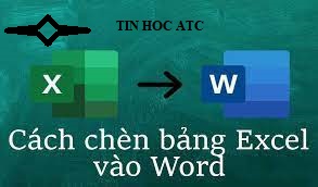 Trung tâm đào tạo tin học tại Thanh Hóa Tin học ATC xin giới thiệu bạn 4 cách chèn bảng excel vào word đơn giản và chi tiết trong bài