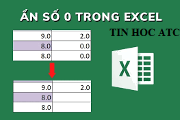 Trung tam dao tao tin hoc o Thanh Hoa Bạn muốn ẩn số 0 trong excel? Để bảng tính được đẹp và không bị rối? Hãy thử 4 cách sau nhé!
