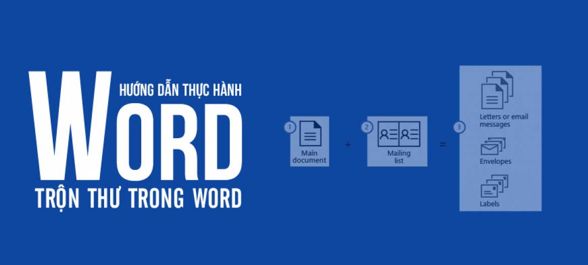 Lop dao tao tin hoc o Thanh Hoa Ví dụ: công ty bạn cần mời 100 khách mời với thông tin về họ tên, chức vụ, địa chỉ… khác nhau.Thay vì in ra