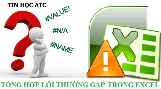Các ký  hiệu báo lỗi sai trong bảng tính excel có nghĩa là gì