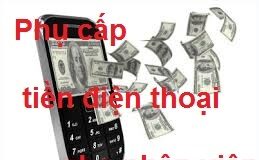 Cách hạch toán tiền phụ cấp điện thoại cho nhân viên