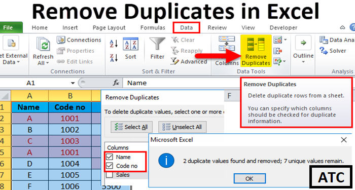 Cách lọc dữ liệu trùng trong Excel