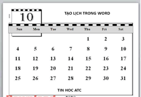Hoc tin hoc tai thanh hoa Bạn muốn tạo lịch trong word? Bạn đã biết cách làm? Hãy thử tham khảo bài viết dưới đây để biết cách làm nhé!