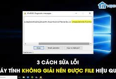 Trung tâm tin học tại thanh hóa Trường hợp file của bạn không nén được thì xử lý như thế nào? Bài viết sau đây sẽ giúp bạn giải đáp nhé!