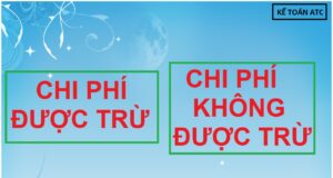 Các khoản chi phí được trừ và không được trừ khi xác định thu nhập chịu thuế TNDN