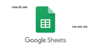 Học tin học cấp tốc tại thanh hóa Nếu làm việc nhóm trên google sheet các bạn cần phải biết cách chia sẽ link, vậy giải pháp đơn giản và