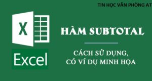 Subtotal là gì