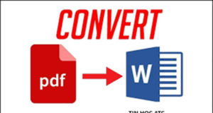 Học tin học ở thanh hóa Khi chuyển word sang PDF thì bị lỗi mục lục thì phải xử lý như thế nào? Tin học ATC sẽ giúp bạn giải đáp