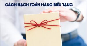 Cách hạch toán hàng hoá biếu tặng mới nhất