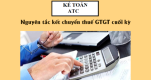 Cách kết chuyển thuế gtgt cuối kỳ