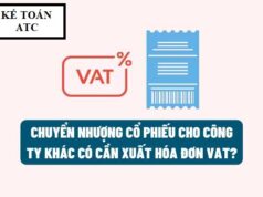Chuyển nhượng vốn cho công ty khác có phải xuất hóa đơn