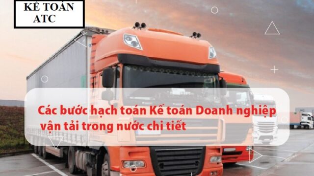 Hạch toán kế toán doanh nghiệp vận tại trong nước