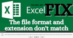 Trung tam tin hoc o thanh hoa Nếu bạn đang gặp tình trạng file excel báo lỗi format and extension don’t match và bạn đang không biết