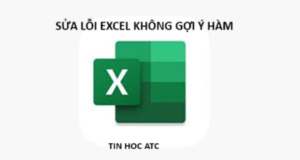 Học tin học ở thanh hóa Làm thế nào nếu excel không gợi ý hàm? Bạn đừng lo lắng nhé! Tin học ATC xin chía sẽ cho bạn cách làm sau nhé!