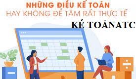 Những điều kế toán thường không để tâm