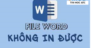 Hoc tin hoc cap toc o thanh hoa File word bị khóa không in được thì phải làm sao? Bài viết sau đây tin học ATC xin chia sẽ cách sửa cho