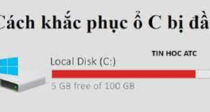 Học tin học cấp tốc ở thanh hóa Nếu bạn đang gặp tình trạng ổ C bị đầy, và bạn đang tìm cách để xử lý nó? Mời bạn tham khảo bài viết này nhé!