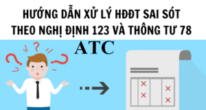 Hướng dẫn xử lý hóa đơn điện tử sai sót