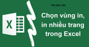Học tin học tại thanh hóa Bạn muốn tiết kiệm thời gian bằng cách chọn lựa vùng cần in hoặc in nhiều trang trong excel? Hãy thử làm