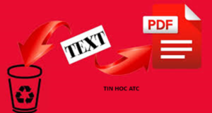Học tin học ở thanh hóa Làm cách nào để xóa chữ trong PDF? Nếu bạn muốn biết câu trả lời, mời bạn tham khảo bài viết sau nhé!
