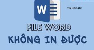 Học tin học cấp tốc tại thanh hóa Lỗi file word bị khóa không in được gây không in phiền toái cho bạn, tin học ATC xin chia sẽ cách khắc phục