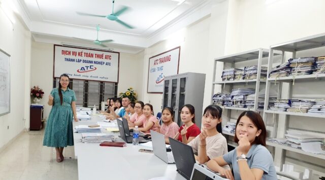 Lớp dạy kế toán thực tế ở Thanh Hóa