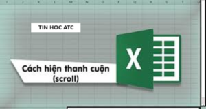 Học tin học ở thanh hóa Excel của bạn bị ẩn mất thanh cuộn ngang, bạn đang loay hoay không biết làm thế nào? Đừng lo lắng nhé, tin học ATC có