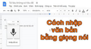 Học tin học ở thanh hóa Việc nhập văn bản bằng giọng nói sẽ vô cùng tiện lợi và nhanh chóng, tin học ATC xin chia sẽ bạn cách làm trong