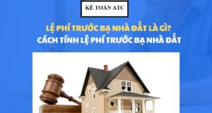 Tính phí trước bạ cho nhà cửa