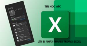 Trung tam tin hoc o thanh hoa Khi đang căn chỉnh để in bản excel ra giấy bạn gặp phải lỗi bị nhảy trang không mong muốn, tin học ATC