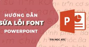 Học tin học ở thanh hóa Bạn đau đầu với tình trạng đánh chữ mất dấu trong powerpoint? Đừng lo, tin học ATC có giải pháp cho bạn đây:
