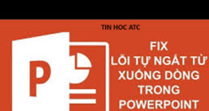 Học tin học ở thanh hóa Nếu trong file powerpoint của bạn bị tách đôi chữ và rớt dòng, hãy thử tham khảo cách làm sau nhé!