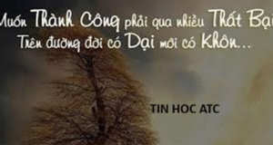 Hoc ke toan cap toc o thanh hoa Phát triển thành công từ những thất bại. Sự nản lòng và thất bại là hai bước đệm chắc chắn nhất dẫn đến
