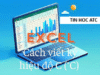 Trung tam tin hoc o thanh hoa Nếu bạn đang tìm cách viết độ C trong Excel nhanh chóng, chính xác và dễ áp dụng, thì bài viết này chính