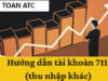 Hoc ke toan cap toc o thanh hoa Trong quá trình hoạt động, doanh nghiệp có thể phát sinh các khoản thu ngoài hoạt động kinh doanh chính.