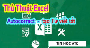 Hoc tin hoc o thanh hoa Khi làm việc với Excel, việc nhập liệu sai chính tả, gõ nhầm ký tự hoặc lặp đi lặp lại những cụm từ quen thuộc là