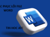 Trung tâm tin học tại thanh hóa Đang tập trung soạn thảo hợp đồng, báo cáo hay tài liệu quan trọng thì file Word đột ngột báo lỗi không thể