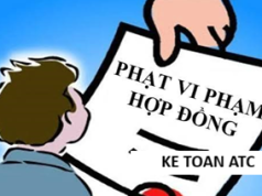 Học kế toán thực hành tại thanh hóa Trong hoạt động kinh doanh, việc phát sinh các khoản tiền phạt vi phạm hợp đồng kinh tế (do giao