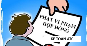 Học kế toán thực hành tại thanh hóa Trong hoạt động kinh doanh, việc phát sinh các khoản tiền phạt vi phạm hợp đồng kinh tế (do giao