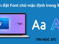 Trung tam tin hoc o thanh hoa Mỗi lần mở Microsoft Word để soạn thảo, bạn lại phải tốn thời gian chỉnh lại phông chữ và kích thước chữ